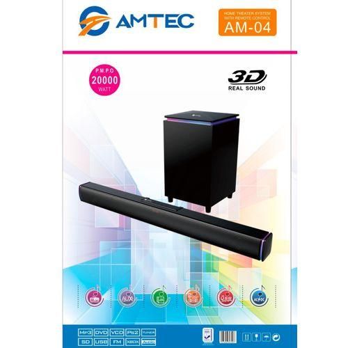 Amtec AM-04 BLUETOOTH ENABLED WIRELESS SOUNDBAR SOUND SYSTEM