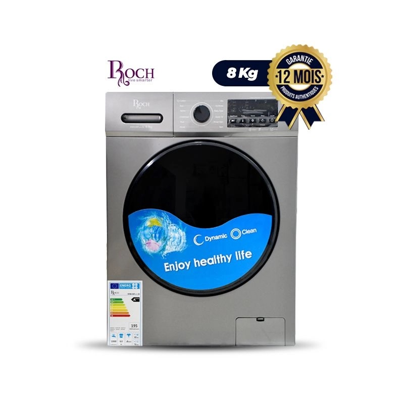 Roch RWM-8FL-L(S)- 8Kg Washing Machine