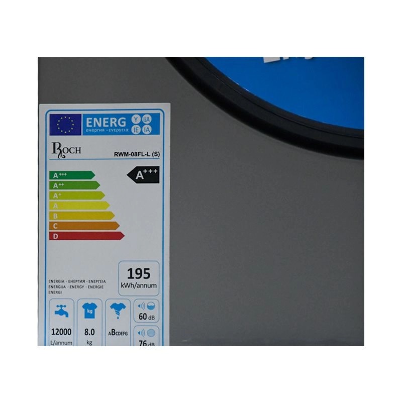 Roch RWM-8FL-L(S)- 8Kg Washing Machine