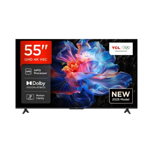TCL 55″ 55V6C Smart 4k HDR Google TV (NEW 2025)
