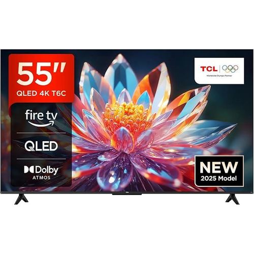 TCL 55T6C 55 inch QLED Smart TV 2025