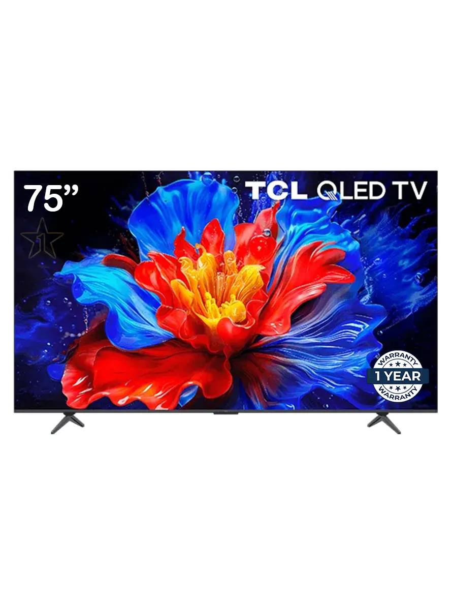 TCL 75″ T6C QLED 4K Google TV (2025 Model) – 75T6C