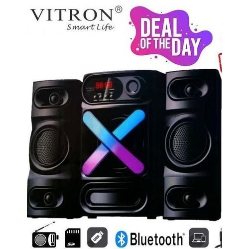 Vitron V510 2.1CH Sub Woofer Bluetooth System-FM,USB,SD-10000W